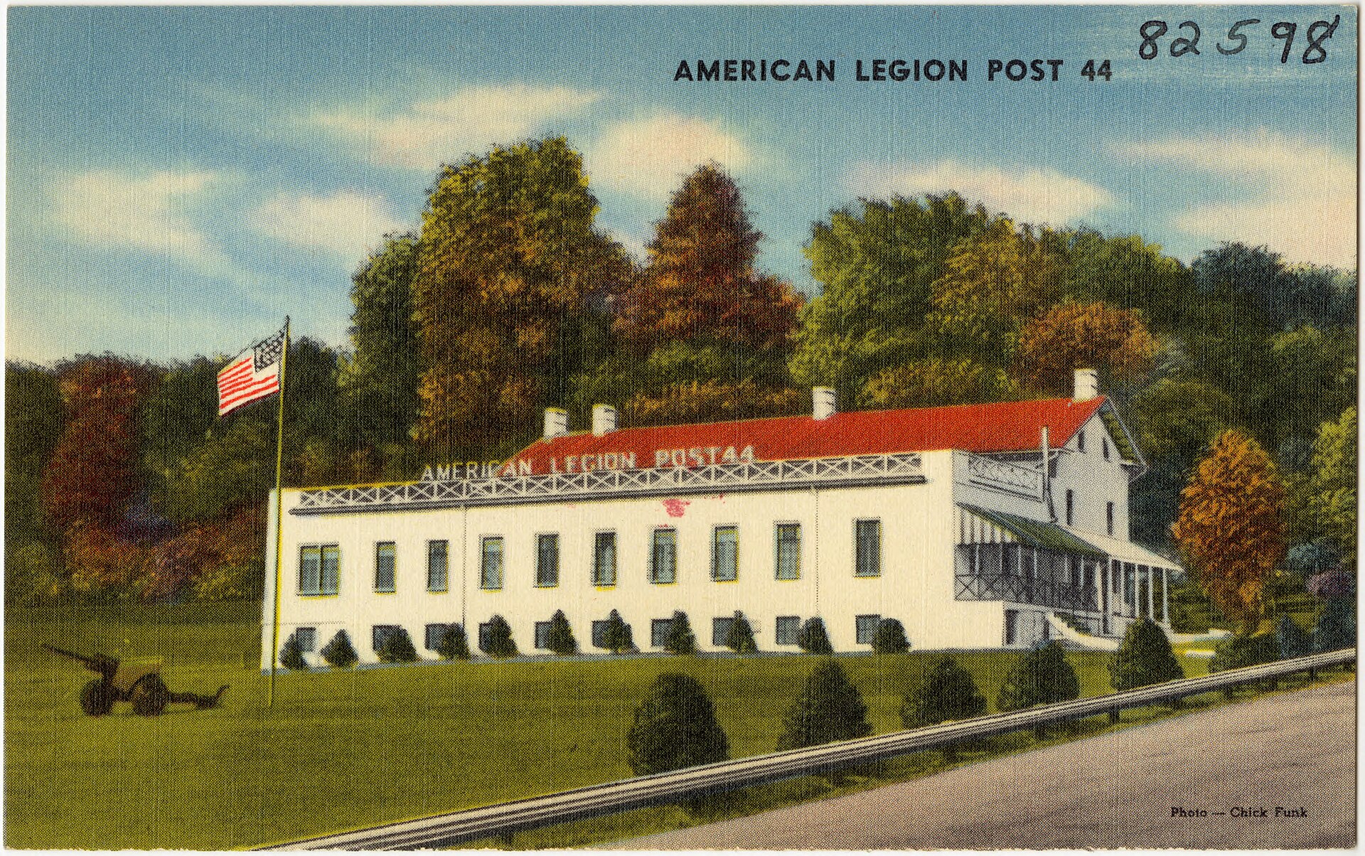American Legion Post 44 Northumberland Pennsylvania historic postcard