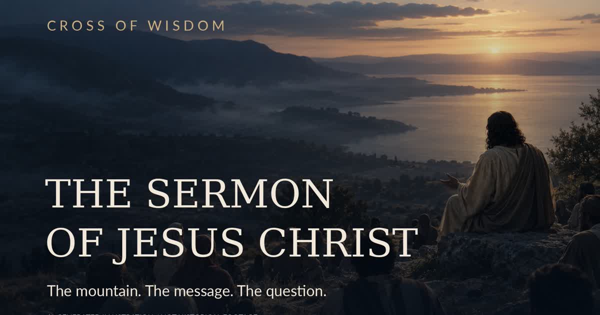 Title card for The Sermon of Jesus Christ