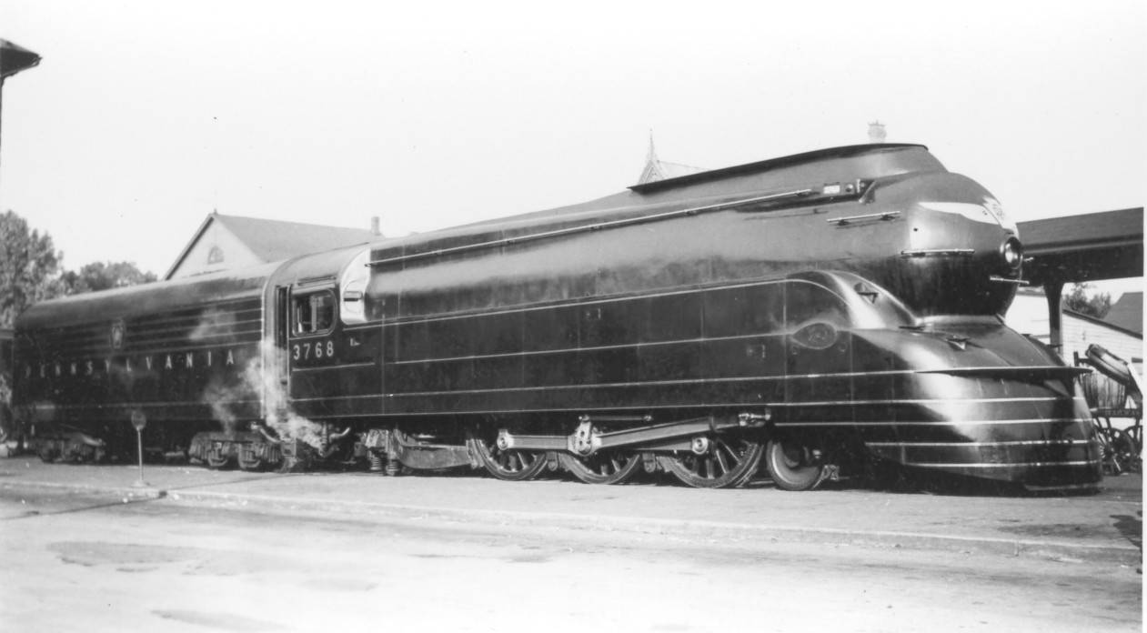 Pennsylvania Railroad K4 locomotive in Sunbury 1936